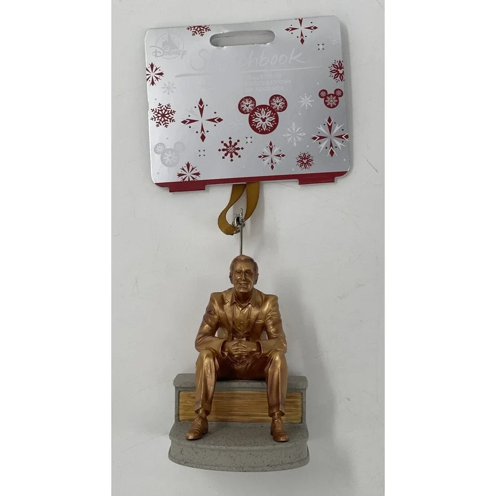 Disney Parks 2023 Walt The Dreamer Miniature Christmas Ornament‎ NEW